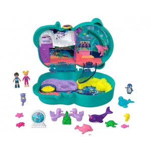 POLLY POCKET Ο ΚΟΣΜΟΣ ΤΗΣ POLLY Mini Doll Playsets Polly Aquarium hgg16